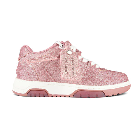 Off White out of office sneaker Pink Glitter