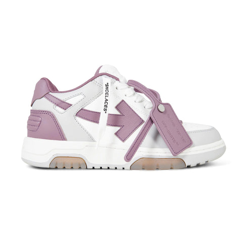 Off White out of office sneaker Purple grey