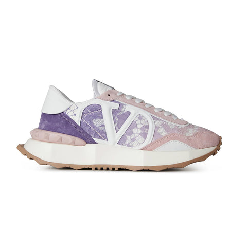 Valentino V log runner purple rose