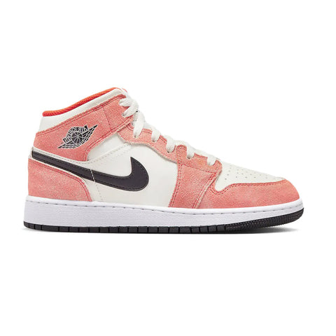 Jordan 1 mid orange suede