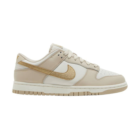 Nike dunk low golden swoosh tan